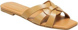 Tiffany & Fred Leather Slide Sandal