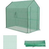 OEM Cubierta De Repuesto Para Invernadero De Jard&iacute;n De 140 X 213 X 190 Cm Con Ventana Y Puerta Con Protecci&oacute;n Uv Para Jard&iacute;n