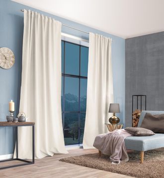 Home Wohnideen Gardine »PELLU« Multifunktionsband 1 Stk. tlg. THERMOCHENILLE, UNI