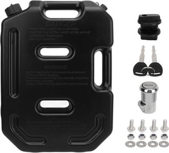 Elle Bid&oacute;n De Gasolina Negro De 10 Litros Para Motocicleta, Atv Y Utv