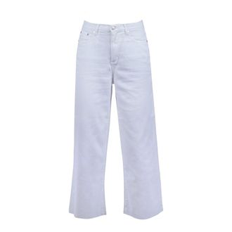 Roy Rogers Wide Jeans, female, White, Size: W30 Jeans Rita Cropped