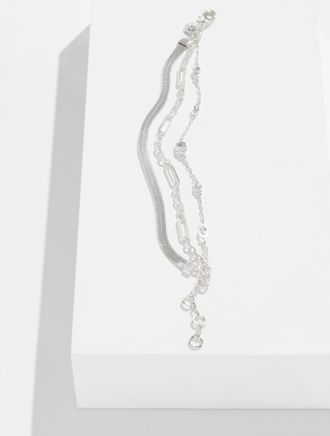 Talbots Delicate Layer Bracelet - Shiny Silver - 001 Talbots