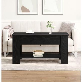 vidaXL Tavolino da salotto Rovere nero 101 x 49 x 52 cm - Vidaxl