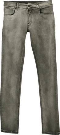 Fendi washed straight-leg jeans - Grey