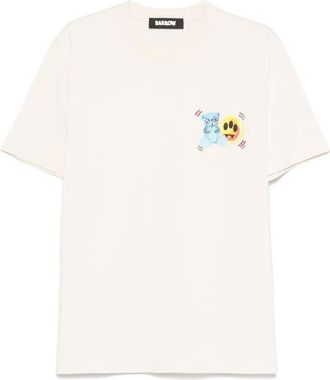 Barrow teddy bear-print T-shirt - Neutrals