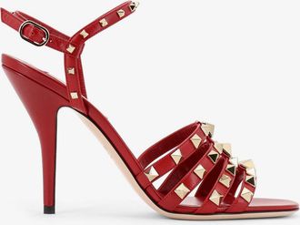 Valentino Garavani Sandali Rockstud in pelle con iconiche borchie all-over - VALENTINO GARAVANI - gender_Woman