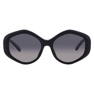 Tory Burch Kira Grey Gradient Polar Geometric Ladies Sunglasses TY7217U 1709T3 55