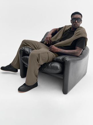 Alo | Double Take Cargo Pants in Olive Tree Green, Size: Medium