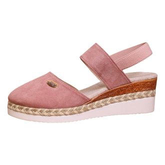 Generic 2026 Women Slippers Womens Espadrilles Sandals Comfortable Closed Toe Slip On with Arch Support Elastic Strappy Ankle Strap for All Occasions: Casual,