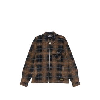 Barbour Check-pattern Zip-up Jacket