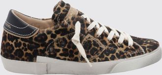 Philippe Model Sneakers Prsx basse bicolore in pelle di vitello con scudetto