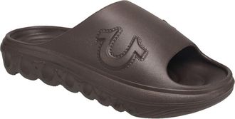 True Religion Tupac Molded Slide in Chocolate at Nordstrom, Size 11