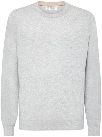 Brunello Cucinelli Maglione girocollo - Grigio
