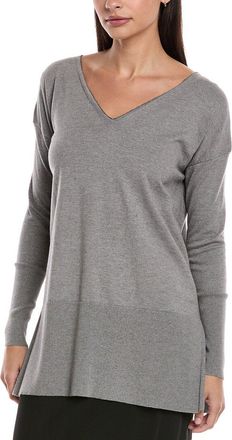 Lafayette 148 New York Cashmere-Blend Sweater Tunic