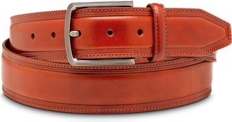 Bosca Sorento Leather Belt in Cognac at Nordstrom, Size 32