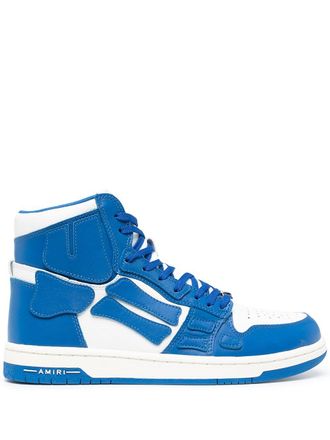 Amiri Skel-Top sneakers - men - Leather/Fabric/Rubber - 45 - Blue