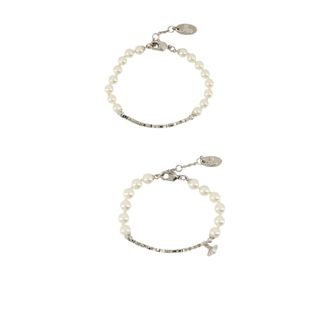 Vivienne Westwood Pearl-embellished Logo Bracelet