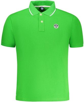 North Sails Mens Classic Fit Polo Shirt Short Sleeve - Lime Green Cotton - Size X-Large