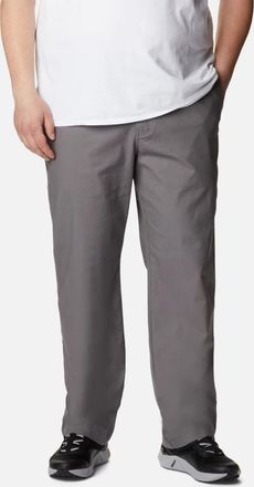 Columbia Mens Columbia Flex ROC Pants Gray Cotton Blend Omni-Shade Straight Leg JAX4