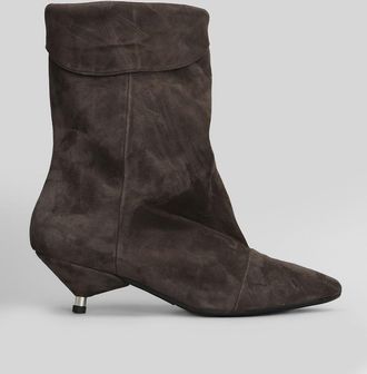 Gis&egrave;l moir&egrave; Miriam Low Heels Ankle Boots