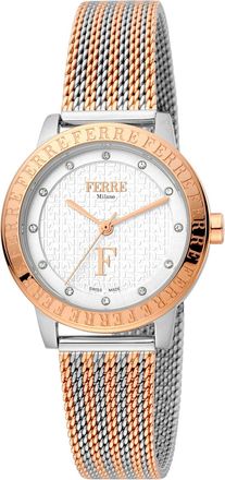 Gianfranco Ferre Womens White dial Watch