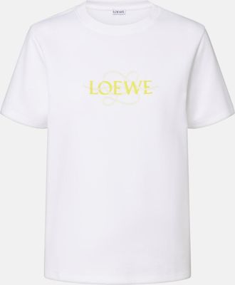 Loewe Logo cotton-blend jersey T-shirt