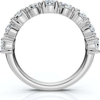 Pompeii3 1Ct Sylvia Diamond Anniversary Stackable Ring Gold Lab Grown