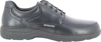 Mephisto Zwarte Herenschoenen voor alledaags gebruik - Heren - Nette schoenen - Zwart - 43 1/2 EU - Schoenen