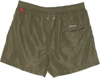 Kiton Mens Drawstring Pocket Swim Shorts Ss26 M