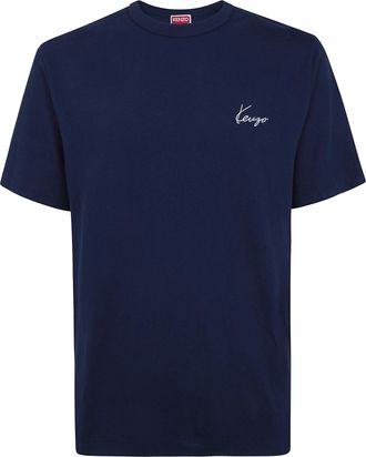 Kenzo Gots Kenzo Archive Rose Outlined Classic T-Shirt