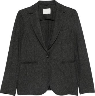 Circolo 1901 Wolmix Blazer - Dames - Blazers - Grijs - S - Wol - Jassen