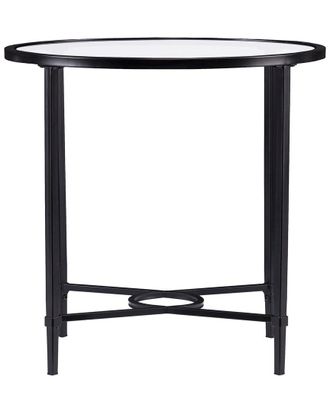 SEI Furniture Sei Furniture Quinton Metal & Glass Oval Side Table