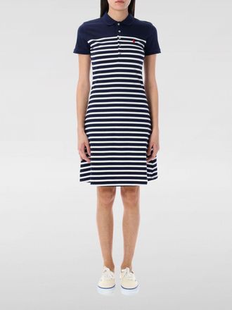 Polo Ralph Lauren Abito a polo in maglia di cotone a righe Polo Ralph Lauren