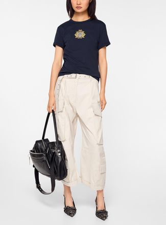 Acne Studios Womens Barrel-leg cargo pant