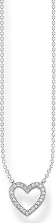 Thomas Sabo Open Heart Ketting - unisex - Kettingen - Grijs - ONE Size - Accessoires