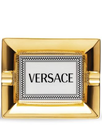 Versace Medusa Rhapsody ashtray (13cm) - unisex - Porcelain - One Size - White