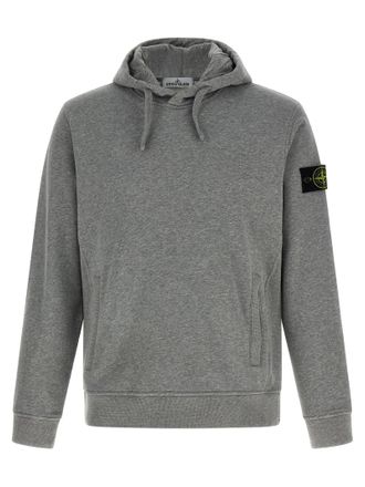 Stone Island Logo Badge Hoodie