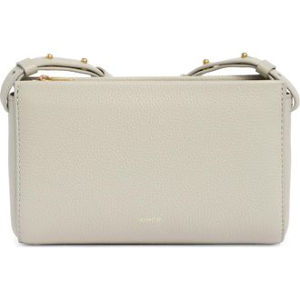 Vince Smyrna Pebble Leather Wallet on Strap in Dove at Nordstrom Rack