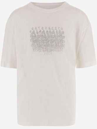Maison Margiela Cotton T Shirt With Logo