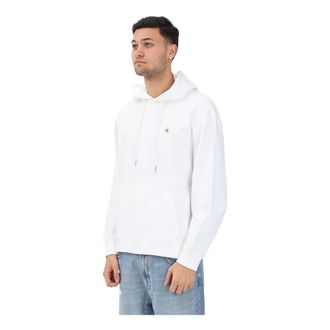 Calvin Klein Jeans Heren, Sweatshirts & Hoodies, Wit, Maat: M