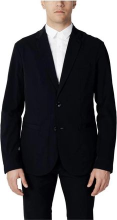 A|X Armani Exchange Klassieke Katoenen Blazer voor Mannen - Heren - Blazers - Blauw - XS - Katoen - Jassen