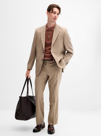Le 31 Mens Stretch suit Wool weave by Paulo de Oliveira Berlin fit - Regular