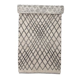 Bloomingville Kaya Rug - Grey - Wool