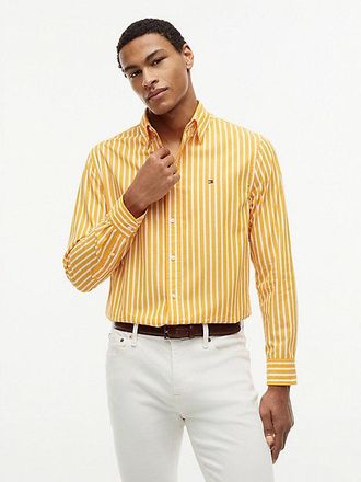 Tommy Hilfiger Regular Fit Flex Stripe Poplin Shirt