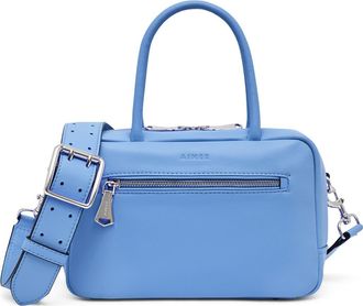 Aim&eacute;e Medium Ritual Leather Satchel in Pure Blue at Nordstrom