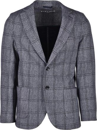 Circolo 1901 Cotton Elastane Jacket - male - Circolo 1901 - Blazers - Gray - 2XL - Jackets