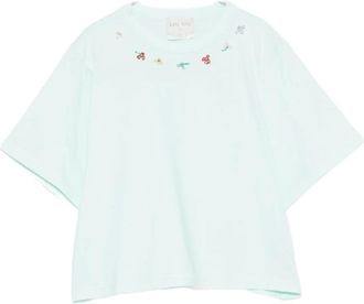 Forte_Forte T-Shirts, female, Blue, Size: XS T-Shirt Plume