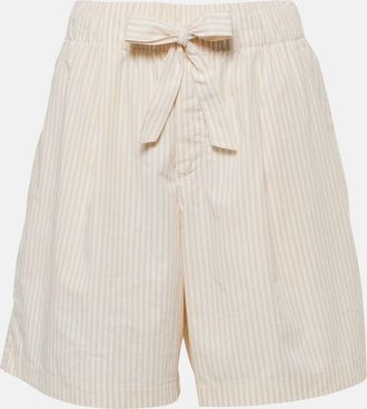 Birkenstock x Tekla striped cotton pajama shorts