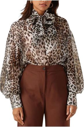 Access Fashion Access Fashion, Dames, Blouses & Shirts, Veelkleurig, Maat: M/L Wol
