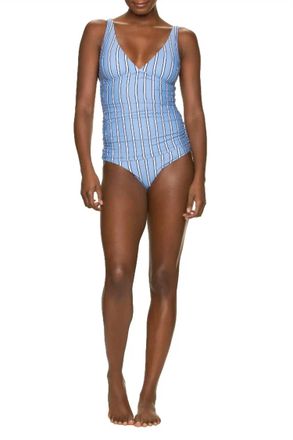 Helen Jon Bold Stripe Convertible Tankini Top